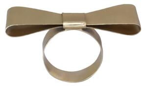 Kovový krúžok na obrúsky Bow Brass