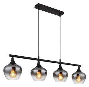 Globo 15548-4H1 - Luster na lanku MAXY 4xE27/40W/230V čierna