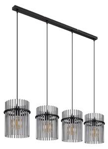 Globo 15698-4H - Luster na lanku GORLEY 4xE27/60W/230V čierna