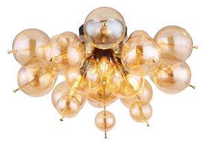 Globo 15633DA - Prisadený luster UDO 3xE14/25W/230V pr. 55 cm zlatá