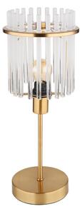 Globo 15698TM - Stolná lampa GORLEY 1xE14/40W/230V pr. 15 cm zlatá