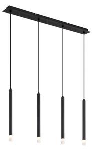 Globo 15629-4 - Luster na lanku BLAKE 4xG9/4W/230V čierna