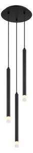 Globo 15629-3 - Luster na lanku BLAKE 3xG9/4W/230V pr. 24 cm čierna