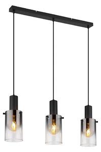 Globo 15907-3H - Luster na lanku FLORENTINA 3xE27/40W/230V čierna