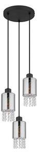 Globo 15799-3H - Luster na lanku BACKEY 3xE27/40W/230V pr. 25 cm čierna
