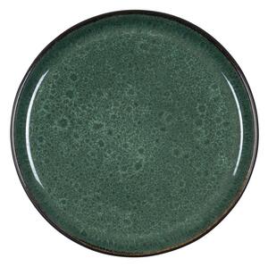 Zelený/čierny dezertný kameninový tanier ø 21 cm Gastro Green/Black – Bitz