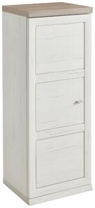 KANCELÁRSKA SKRIŇA, sivá, biela, 50,6/131,6/43 cm Hom`in - Kancelárske regály
