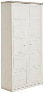 KANCELÁRSKA SKRIŇA, sivá, biela, 100,8/209,2/43 cm Hom`in - Kancelárske regály