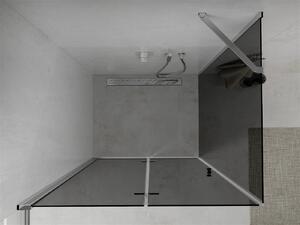Mexen Lima sprchovací kút 90x110cm, 6mm sklo, chrómový profil-šedé sklo, 856-090-110-01-40