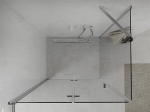Mexen Lima sprchovací kút 80x70cm, 6mm sklo, chrómový profil-číre sklo, 856-080-070-01-00