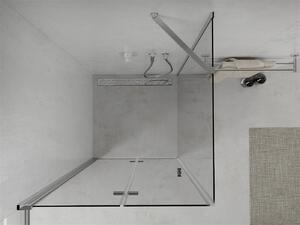 Mexen Lima sprchovací kút 70x70cm, 6mm sklo, chrómový profil-číre sklo, 856-070-070-01-00