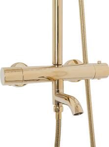 Rea Lungo - sprchový set s vaňovým výtokom, zlatá, REA-P4114