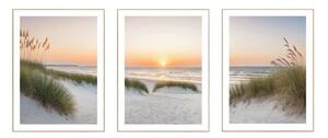 Obrazy v súprave 3 ks 30x40 cm Sunrise on the Beach