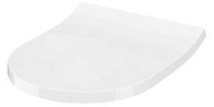 Cersanit Inverto voľne-padajúce sedátko duroplastové 44,8 x 35,5 cm, biela, K98-0187