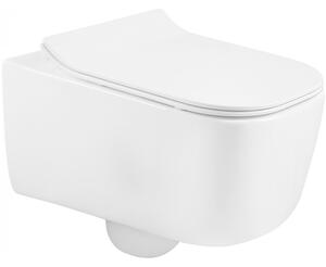 Mexen STELLA, závesné wc + sedátko, 51 x 35 cm, biela, 3368XX00+39080100