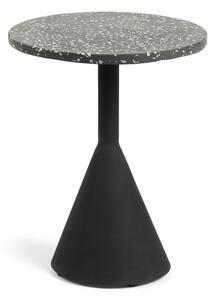 Okrúhly záhradný stolík s terrazzo doskou ø 40 cm Melano – Kave Home