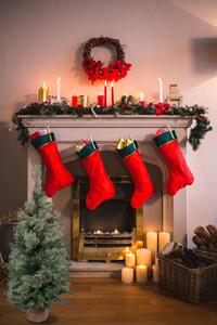 Tutumi, LED umelý vianočný stromček smrek 100cm 311425, svetlá LED farba, CHR-06522