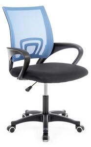 Kancelářská židle CLAUDIA černá/modrá