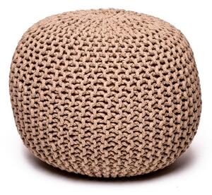 Pieskovohnedý puf na sedenie Essentials Jagger