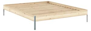 Dvojlôžková posteľ z borovicového dreva s roštom v prírodnej farbe 160x200 cm Core – Karup Design