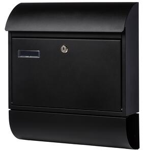 Poštová schránka (400x440x102mm),list: B4, farba: čierna(RAL9005)