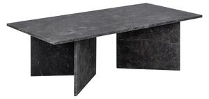 Čierny mramorový konferenčný stolík 70x140 cm Vega – Actona