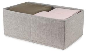 Sivý úložný box Compactor Oxford, 42 x 26 cm