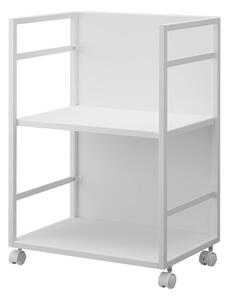 Biely kovový pojazdný regál 42x60 cm Tower – YAMAZAKI