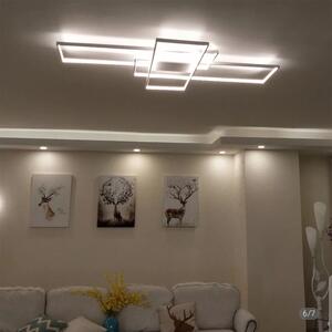 Toolight - LED stropné svietidlo + diaľkové ovládanie APP385-CP, chrómová, OSW-07860