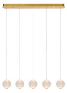 Lucide L134992160 LED závesné stropné svietidlo CINTRA | 5x4,7W integrovaný LED zdroj | 5x290lm | 2700K