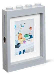 Sivý rámček na fotku LEGO®, 19,3 x 26,8 cm