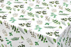 Patifix | PVC obrus s textilným podkladom | 140 cm x 20 m | Byliny