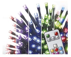 LED RGB Vianočná vonkajšia reťaz 96xLED/72 módov 13m IP44 + diaľkové ovládanie