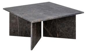 Čierny mramorový konferenčný stolík 90x90 cm Vega – Actona