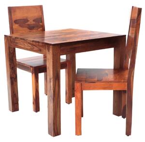 Jedálenský set pre 2 osoby Gani z indického masívu palisander