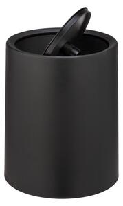 Čierny odpadkový kôš Wenko Atri, 6 l