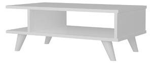 Dizajnový konferenčný stolík Farica 80 cm biely