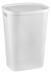 Biely plastový kôš na bielizeň 60 l Infinity – Curver