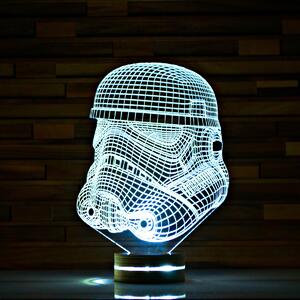 Beling 3D lampa, Stormtrooper, 7 farebná S421