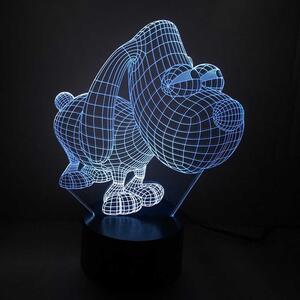 Beling 3D lampa, Snoopy, 7 farebná S412
