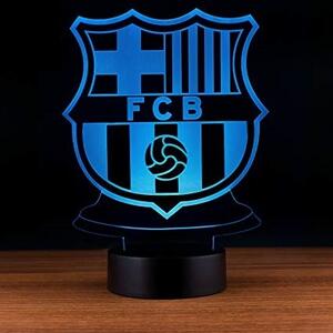 Beling 3D lampa, FCB Barcelona,futbalový darček,16 farebná S337