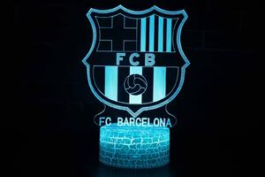Beling 3D lampa, FCB Barcelona,futbalový darček,16 farebná S337