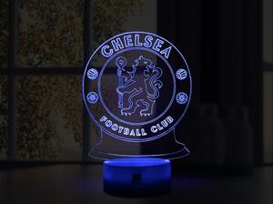 Beling 3D lampa, 3D lampa Chelsea,futbalový darček,16 farebná S204