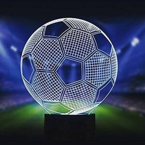 Beling 3D lampa, Lopta,futbalový darček,16 farebná S337