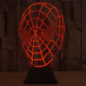 Beling Detská lampa, Spider Man maska, 7 farebná QS346