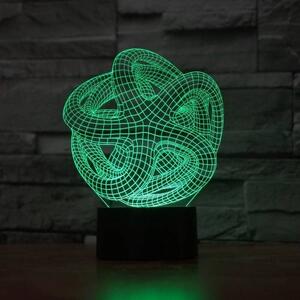 Beling 3D lampa, Chobotnica 2, 7 farebná S324