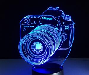 Beling 3D lampa, Fotoaparát, 7 farebná S335