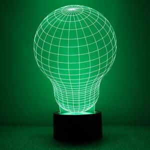 Beling 3D lampa, Žiarovka, 7 farebná S336