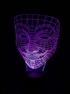Beling 3D lampa, Anonymous, 7 farebná S340