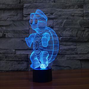 Beling Detská lampa, Nindža korytnačka, 7 farebná QS344